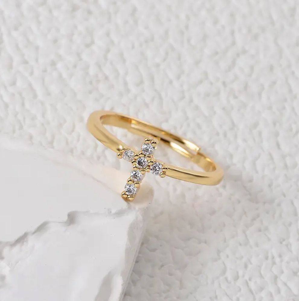 CROSS DIAMOND RING 1