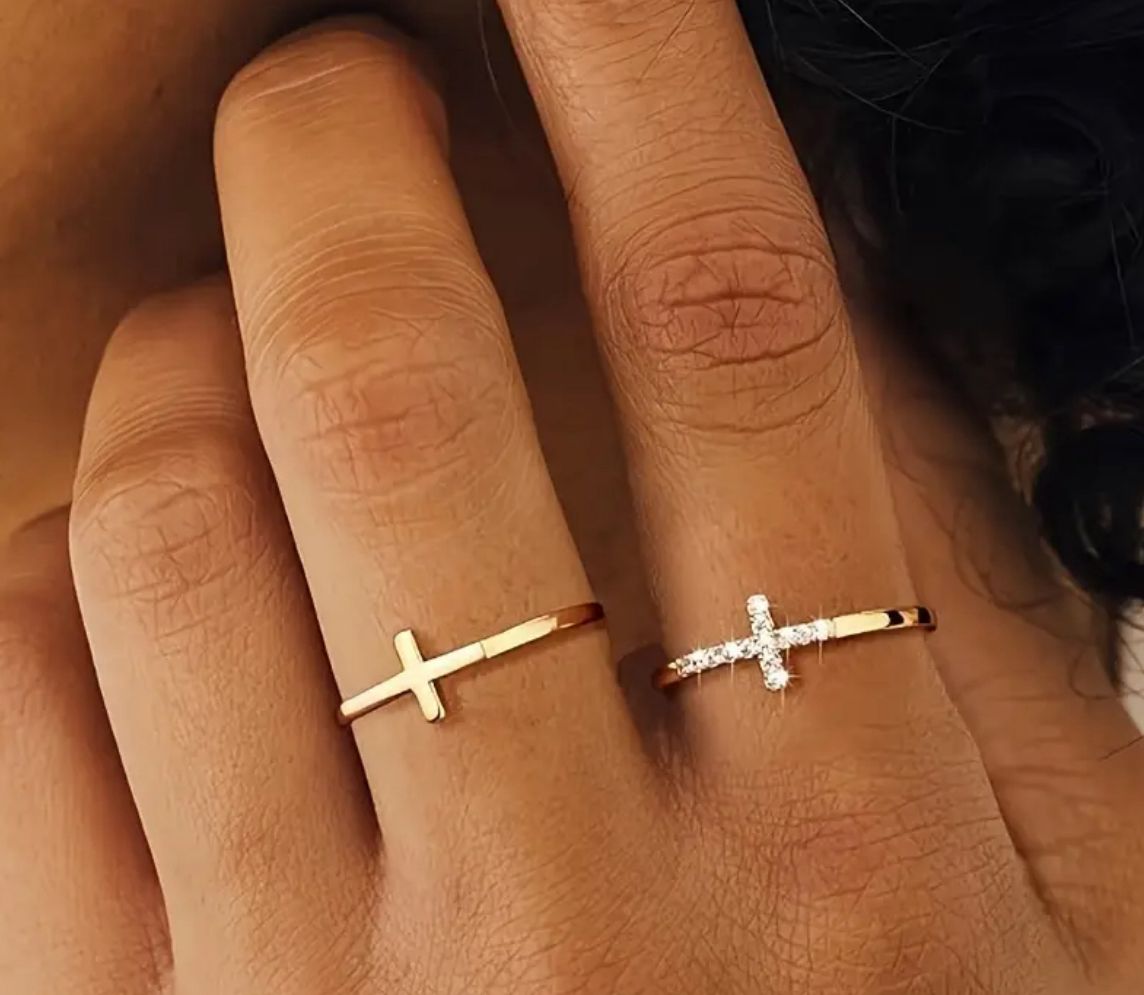 DOUBLE CROSS RING 1